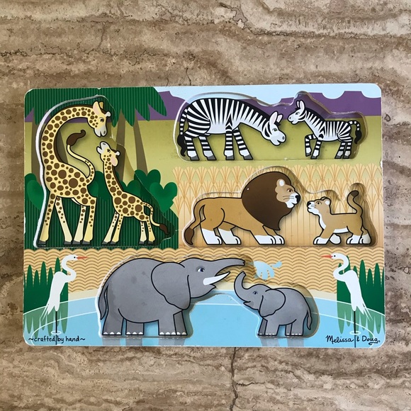 Melissa & Doug | Wooden Peg Puzzle - Picture 5 of 7